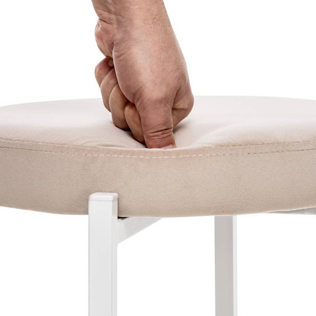 Табурет Leset Авис профиль Ultra Sand Белый Табурет Leset Авис профиль Ultra Sand Белый