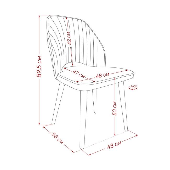 Стул Leset Арман 360 (поворотный механизм) Бежевый Чёрный Стул Leset Арман 360 (поворотный механизм) Бежевый Чёрный