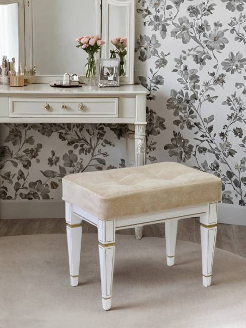 Банкетка Васко В 97Н белый ясень/золото Банкетка Васко В 97Н белый ясень/золото