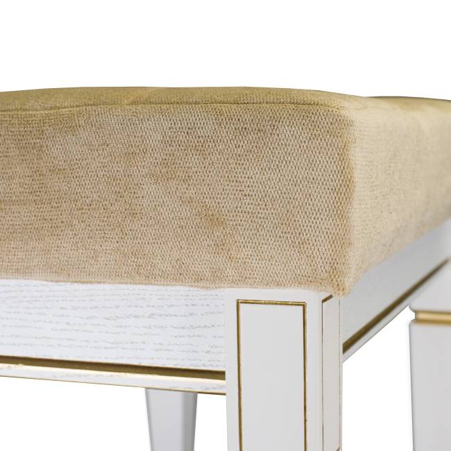 Банкетка Васко В 97Н белый ясень/золото Банкетка Васко В 97Н белый ясень/золото