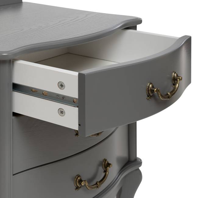 Тумба прикроватная Leset "Джульетта" (3 ящ.) Серый ясень