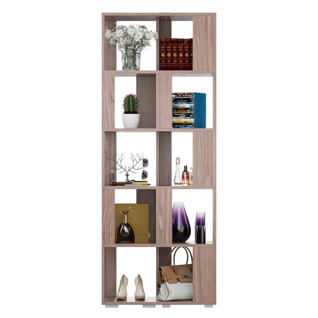 Комплект их 2-х стеллажей цвет ясень шимо тёмный