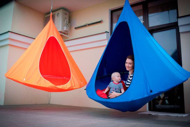 Гамак-кокон Jamber, синий