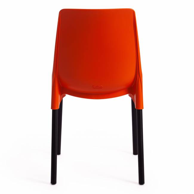 Стул Джениус/Genius (мод. 75) пластик/металл, 46x56x84cм, оранжевый/опоры черные (Комплект из 4 шт.) оранжевый металл/пластик Стул Джениус/Genius (мод. 75) пластик/металл, 46x56x84cм, оранжевый/опоры черные (Комплект из 4 шт.) оранжевый металл/пластик