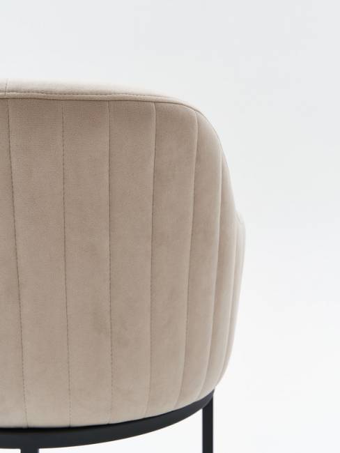 Стул Amely Beige / Black