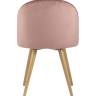 Стул Лион Страйпс велюр розовый