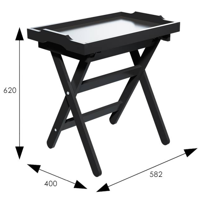 Столик с подносом Лотос венге Л