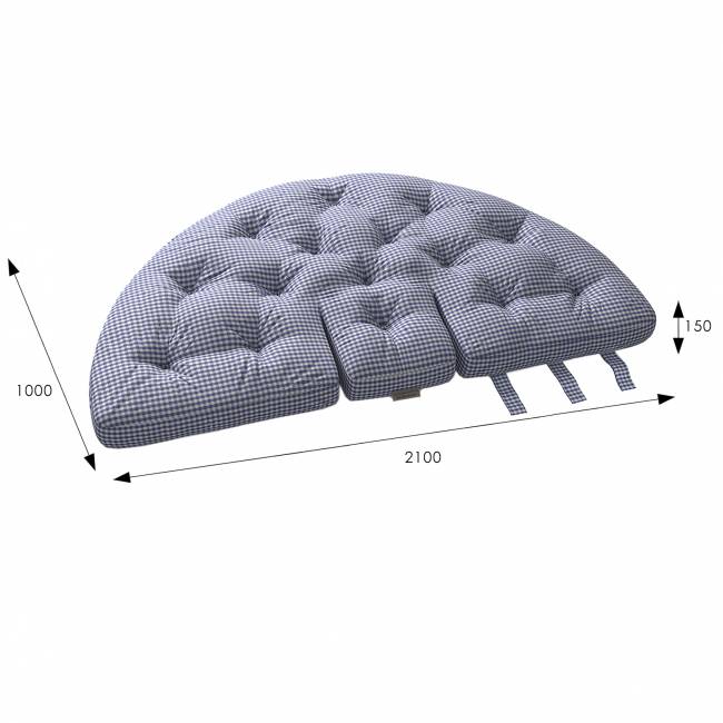 Футон G, ткань blue