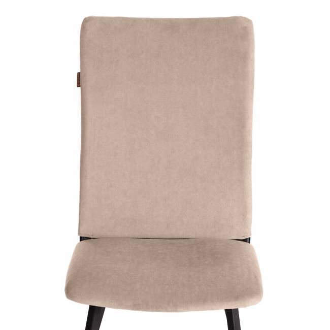 Стул обеденный La Rousse флок , бежевый/черный, 7, 49х50х93 бежевый флок Стул обеденный La Rousse флок , бежевый/черный, 7, 49х50х93 бежевый флок