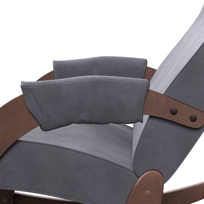 Кресло-качалка Каула М Ткань Макс 965, каркас орех Кресло-качалка Каула М Ткань Макс 965, каркас орех