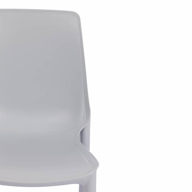 Стул Джениус/Genius (мод. 75) пластик/металл, 46x56x84cм, серый/опоры хром (Комплект из 4 шт.) серый металл/пластик Стул Джениус/Genius (мод. 75) пластик/металл, 46x56x84cм, серый/опоры хром (Комплект из 4 шт.) серый металл/пластик