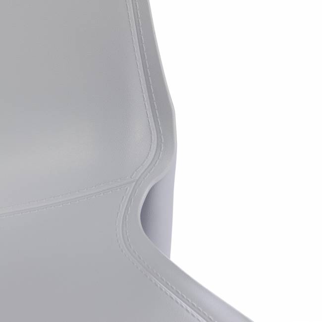 Стул Джениус/Genius (мод. 75) пластик/металл, 46x56x84cм, серый/опоры хром (Комплект из 4 шт.) серый металл/пластик Стул Джениус/Genius (мод. 75) пластик/металл, 46x56x84cм, серый/опоры хром (Комплект из 4 шт.) серый металл/пластик