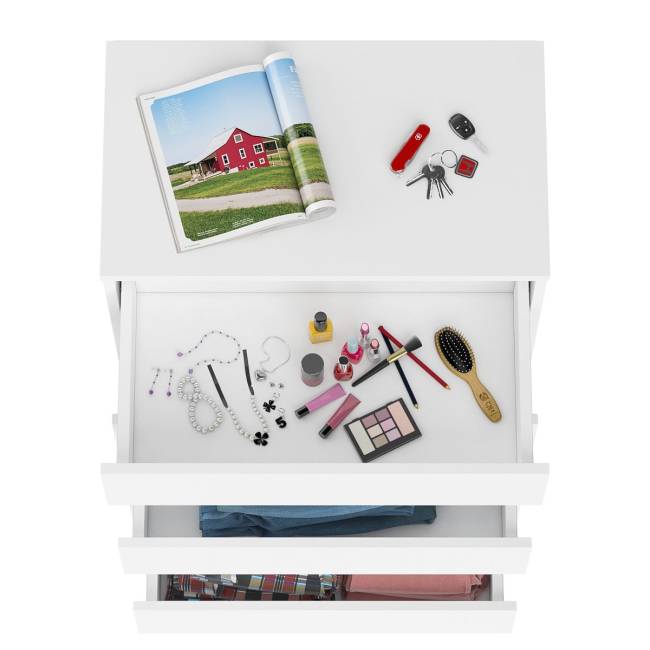 Узкий комод пять ящиков Мори МК700.5 цвет белый Узкий комод пять ящиков Мори МК700.5 цвет белый