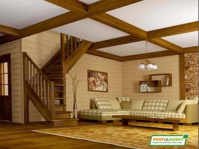 Деревянная лестница ЛС-225м под покраску Деревянная лестница ЛС-225м под покраску