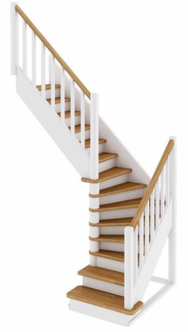 Деревянная лестница ЛС-225м под покраску Деревянная лестница ЛС-225м под покраску