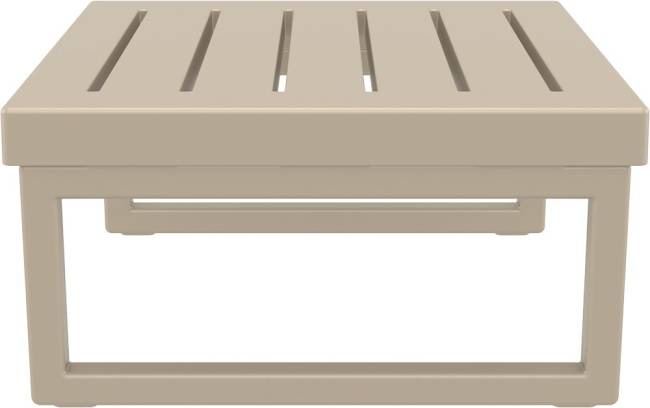 Комплект пластиковой мебели Mykonos бежевый, черный Комплект пластиковой мебели Mykonos бежевый, черный