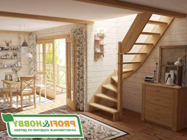 Деревянная лестница ЛС-92м под покраску Деревянная лестница ЛС-92м под покраску