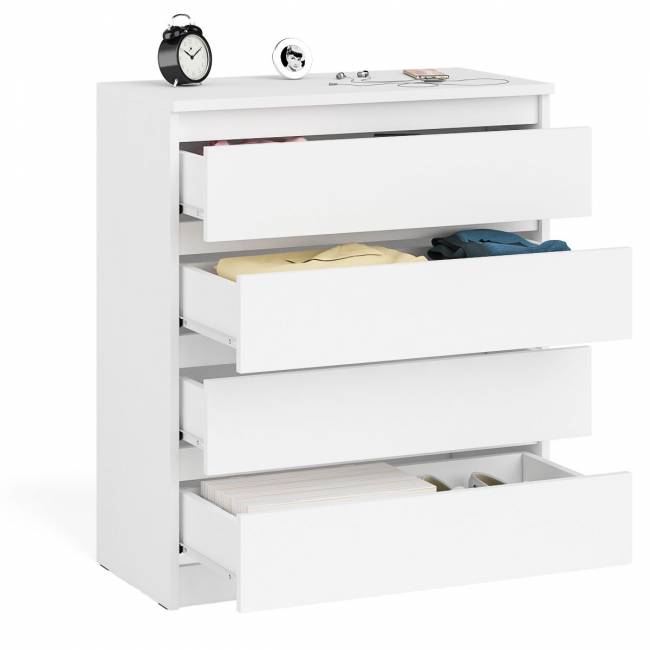 Комод четыре ящика Мори МК800.4 цвет белый Комод четыре ящика Мори МК800.4 цвет белый