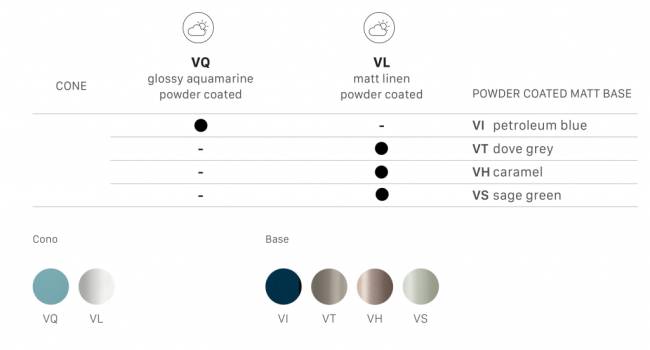 Ваза для цветов Mimosa аквамарин, нефтяной синий Ø195х310 мм