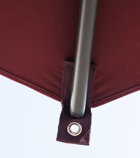 Зонт профессиональный 3х4 м Napoli Standard антрацит, бордовый 3000х4000 мм Зонт профессиональный 3х4 м Napoli Standard антрацит, бордовый 3000х4000 мм