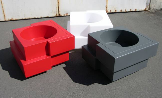 Кашпо пластиковое Cubic Yo Standard 720х720х460 мм Кашпо пластиковое Cubic Yo Standard 720х720х460 мм