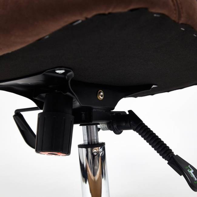 Кресло SOFTY LUX  флок , коричневый, 6 Кресло SOFTY LUX  флок , коричневый, 6