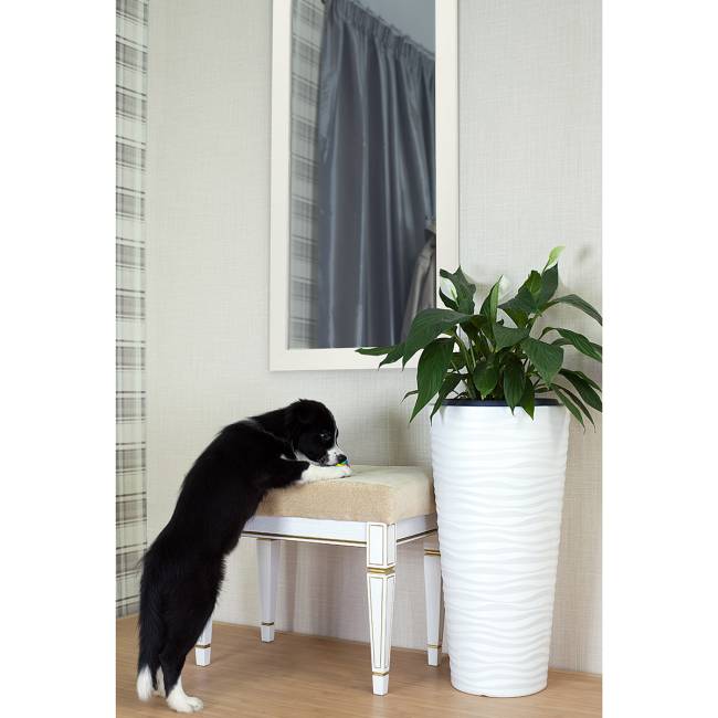 Зеркало настенное BeautyStyle 11 белый 118 см х 60,6 см